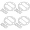 PATIKIL 4 Set di Ricambi Kit Guarnizione Testata Sostituzione Valvola | Lamellare, per Compressore d'Aria Central Pneumatic