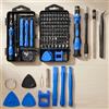 Generic Set di cacciaviti di precisione 115 in 1, regalo per uomini, kit di riparazione professionale magnetico con manico antiscivolo per elettronica, telefono, laptop, orologio, riparazione domestica