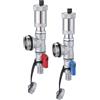 AQUA HEATING Valvola Di Sfiato E Valvola Di Scarico Per Collettori Del Circuito Di Riscaldamento Valvola Di Sfiato Per Collettori Rossi E Blu