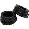 Zunate 1 Paio di Adattatori Nab Hub, Dispositivo Nab Hub per Registratore A Bobina Da 1/4'' Con Base In Plastica Bloccabile Accessori Universali Per Registratore A Bobina Per (BLACK)