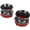 Bewinner 1 Paio di Adattatori Hub NAB, Registratori a Nastro da Bobina a Bobina da 10 Pollici, per StuderReVox per Akai per Studer per Akai per (GREY)