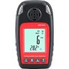 SagaSave Rilevatore portatile di perdite di gas del monitor dell'idrogeno GM8100 del rivelatore di gas del solfuro di idrogeno, allarmi sonori & luminosi multi-