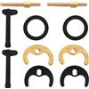 SagaSave 2 set di strumenti di fissaggio per rubinetto, kit di montaggio per staffa da cucina e rubinetto a doppio foro (M10)