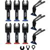 KURSTOL Lame per Seghe Oscillanti 9 Pezzi - Lame Utensile Multifunzione Denti Bimetallici&Denti Giapponesi&90°BIM per Legno Plastica Metallo, Compatibile con Fein Dewalt Makita Parkside Black&Decker