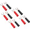Akozon 10pcs J.20019 Plug a Forma di U per Adattatore a Spina Banana, Connettore a Forma di Tipo Y Ad Alta Pressione per Elettronica, Saldatura, Inverter