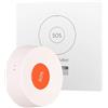 PETSTIBLE Pulsante SOS intelligente con notifica APP per sistema antipanico wireless Zigbee per bambini anziani disabili IP66 impermeabile lunga durata della batteria