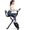 CITYSPORTS F-Bike, cyclette pieghevole con display LCD, cyclette per il fitness, livelli di resistenza regolabili, con sensori per le pulsazioni
