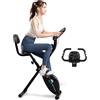 CITYSPORTS GEARSTONE Speedbike D2 cyclette, fitness bike pieghevole, indoor cycling magnetoresistivo classe 8, con display LCD, monitoraggio delle pulsazioni X-BIKE, F-BIKE