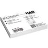 HAN 1x Schede indice bianche DIN A7 a righe 170 g/m² sbiancate senza cloro