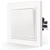 CNBINGO UO1G1W-W interruttore a levetta a 1 via | bianco - molto buono