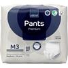 Abena Pantaloni per incontinenza pull-up di alta qualità, pantaloni per incontinenza da uomo e donna, discreti, protettivi, traspiranti, confortevoli, taglia M 1, vita 80-110 cm, assorbimento 1400 ml,