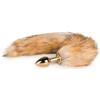 EasyToys Spina anale Piccola spina di oro di Fox di oro, spinotto di gioco di spunta Plug EasyToys di sollievo di sforzo