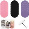 WY LIGHTING LEVEL Dischi Di Carta Abrasiva (Grana 80 150 240) E Lime per Unghie In Metallo Lime per Piedi Dischi Di Carta Vetrata Di Ricambio per Pelle Morta Rimozione Cuticole Calli Manicure Pedicure