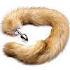 Tailz Plug Anale Extra Lungo in Metallo Visone - 281 g