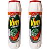VİM Vim Classic Scourer - Polvere sbiancante extra con candeggina, 750 g (confezione da 2)