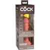 Pipedream King Cock 7 Vibrating Silicone Dual Density Cock with Remote Light 7 Pollici