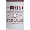 Mrs Meyer Mrs. Meyer S Clean Day Dryer sheets, lavanda, 80 ct