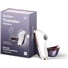 Satisfyer Traveler Vibratore con 11 Programmi a Onde di Pressione | Sex Toys per Donne | Stimolazione Clitoridea silenziosa e potente | Piccolo Giocattolo per Viaggi erotici | Stimolatore