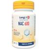 LongLife® NAC 600 | Precursore del glutatione | Alto dosaggio | N-acetil-cisteina | Fonte di L-cisteina | Azione antiossidante | Difese naturali | 2 mesi di trattamento | Vegano e senza glutine