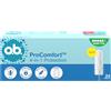 o.b. ProComfort Super Plus Tamponi 24 pz NOVITÀ, tampone facile da applicare e rimuovere, per sanguinamento molto abbondante, interno in 100% materiali vegetali