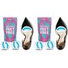 BACK TO ROOTZ 8x Cuscinetti per avampiedi in gel di silicone morbido. Cuscinetti metatarsali adesivi per le scarpe. Trova sollievo da dolori, dai tacchi alti e scarpe scomode. 8 cuscinetti/4 paia (Multipack))