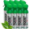 Boost Oxygen - Bombola di Ossigeno Portatile - Bomboletta di Ossigeno Puro e Naturale al 95% - Concentrazione, Recupero, Energia, Umore, Medio - 40Lt, 8x5Lt (8x Pacchi - 800 Inalazioni) - Naturale
