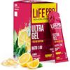 Life Pro Nutrition Life Pro Endurance Ultra Gel 1:08 12x60ml - Gel energetico per atleti di endurance (corsa, ciclismo e triathlon) con carboidrati a rapido assorbimento ed elettroliti (Limone, Con caffeina)