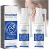 Godemmio Tinnidrop Spray per sollievo dall'acufene, spray per sollievo dall'acufene, sollievo dall'acufene per orecchie che squillano, allevia il disagio dell'orecchio, spray per la cura della pulizia del