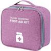 ISAKEN Borsa Pronto Soccorso Vuota First Aid Kit Pouch Kit di Pronto Soccorso da Viaggio Borsa per Medicinali da Viaggio per Casa, Esterno, Ufficio, Alpinismo, Campeggio
