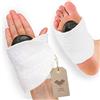 MASSAGE-EXPERT Benda per massaggio hot stone con chiusura in velcro [1 paio], per una comoda preparazione al massaggio di piedi e mani, puro cotone (qualità spugna)