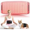 Hello Face Terapia della luce rossa per cani e persone, portatile con 360 chip LED, cintura per terapia della luce rossa con cinghia, dispositivo di terapia della luce a infrarossi per sollievo dal