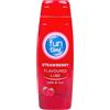 Fun Time Lubrificante sessuale aromatizzato alla fragola (fragola, 75 ml) | Senza alcool e parabeni, gel lubrificante intimo a base d'acqua, aiuto sessuale commestibile aromatizzato alla fragola