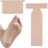 EDWERD Cinghie a T per dita dei piedi, stecche adesive in moleskin per lesioni all'alluce, supporto per alluce valgo, raddrizzatore per piedi per donne e uomini (15)