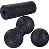 SHACHENH Set 3 Pezzi Roller per Fasce Muscolari,Palline,Pallina Massaggiante per Piedi Mani Schiena Colonna Vertebrale allenamento delle fasce e Massaggio Muscolare