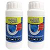 Bprtcra Deodorante per dragaggio di tubi, Detergente per Lavandini e Scarichi, Bombe a bolle per WC da cucina Schiuma per pulizia rapida Lavaggio e drenaggio di agenti detergenti (2 PCS)