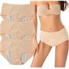 REUset 3 pezzi mutandine per perdite urinarie da donna, mutandine per incontinenza urinaria lavabili, mutandine da donna con zona assorbente anti-perdita, protezione urinaria da donna, H,5XL