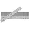 STALEKS PRO STALEKS EXPERT NFE-20 - Lima per unghie dritta, doppia faccia, grana diversa, strato di schiuma sottile 100/180 g