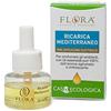 FLORA Casa Ecologica Ricarica Mediterraneo con oli essenziali, 25 ml - Aroma agrumato e rinfrescante