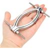 Honeylust Divaricatore labbra regolabile - Pinza vaginale BDSM Feticcio clinico | Divaricatore clitoride in metallo - Pinza intima, Dominazione & Sottomissione, bordi arrotondati, devoto, kinky, erotico
