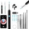 Generic Kit di rimozione del cerume, detergente per orecchie con fotocamera endoscopica, kit di pulizia preciso e sicuro, set professionale per la pulizia delle orecchie, con spazzola per la pulizia e scatola