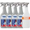 HiMiX Degreaser Strong 750 ml - Sgrassatore Universale Ultra Concentrato - Rimuove Grasso, Olio, Colla e Sporco Ostinato - Uso Professionale per Officine, Industria e Superfici (4 Unità)