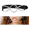 WSQIWNI Spider Gag con anello gag O Anello Acciaio Metallo Bocca Gag Bocca Gag (anello gag Ø 4,50cm)