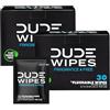 Dude Wipes, Flushable Single Moist Wipes, with Aloe Vera (30 Each, Pack of Two) by Dude Products