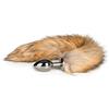 EasyToys Tappo di metallo di Fox Silver Butt Tappo, Butt Game Plug Donna EasyToys Stress Reliever