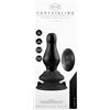 Shots - Chrystalino Shots Chrystalino Vibrante - Missy Rechargeable 10 Speed Glass Vibrator With Suction Cup and Remote - Black
