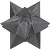 DLBTWDOYLS Ornamenti Merkaba in shungite naturale, intagli geometrici sacri a stella a sei punte, generatori di energia meditativa, decorazioni per la casa in cristallo curativo