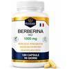 NOVAGING Berberina 1000 mg (97%) 180 Capsule Vegane. 3 mesi | Anti-età, metabolismo, dosaggio preciso, estratto di Coptis Chinensis. Testato: senza OGM né allergeni. NovAging®