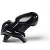 JSSMATE dispositivo di castità maschile V3 castità gabbia, Keuschheitsgurtel maschio cintura Bondage Fetish (Black, Standard)