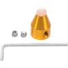 ERINGOGO Base in Lega di Alluminio per Diapason 8mm Piedini in Cristallo, Supporto Stabile per Strumenti Musicali, Accessorio Decorativo e Riparazione per Casa e Meditazione