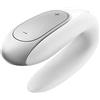 Satisfyer Double Fun Connect App Couples Vibratore | Sex Toy per il Punto G e il Clitoride | Stimolazione del Sesso per Donne e Coppie | Sex Toys da Donna in Bianca